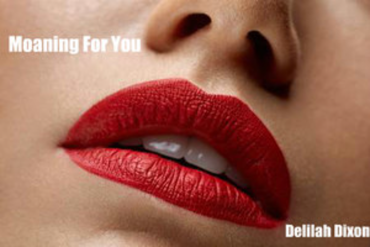 slightly open mouth of a woman in red lipstick moaning