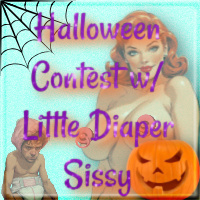 Halloween Contest w/ Little Diaper Sissy